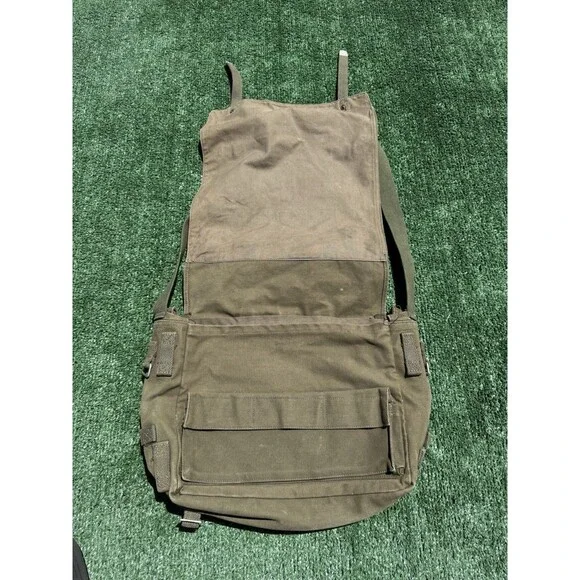 West German Combat Pack Large Musette Bag Bundeswehr Distressed 1961 Original